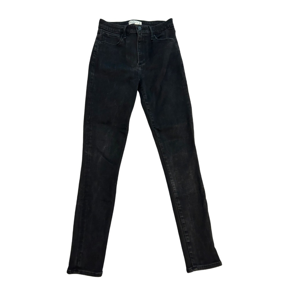 Abercrombie & Fitch Skinny High Rise Black Jeans